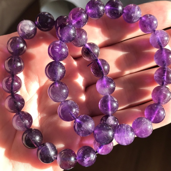 Gorgeous Rich purple amethyst bracelet Reiki✨ - Picture 4 of 8